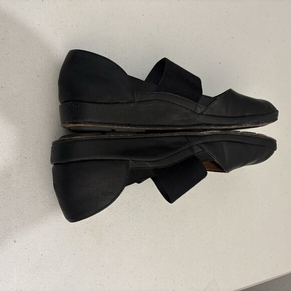 L’Amour Des Pieds CAMILE Leather BALLET Mary Jane FLATS 9M In Black - Picture 5 of 10